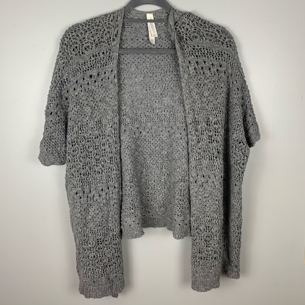 Gray cardigan